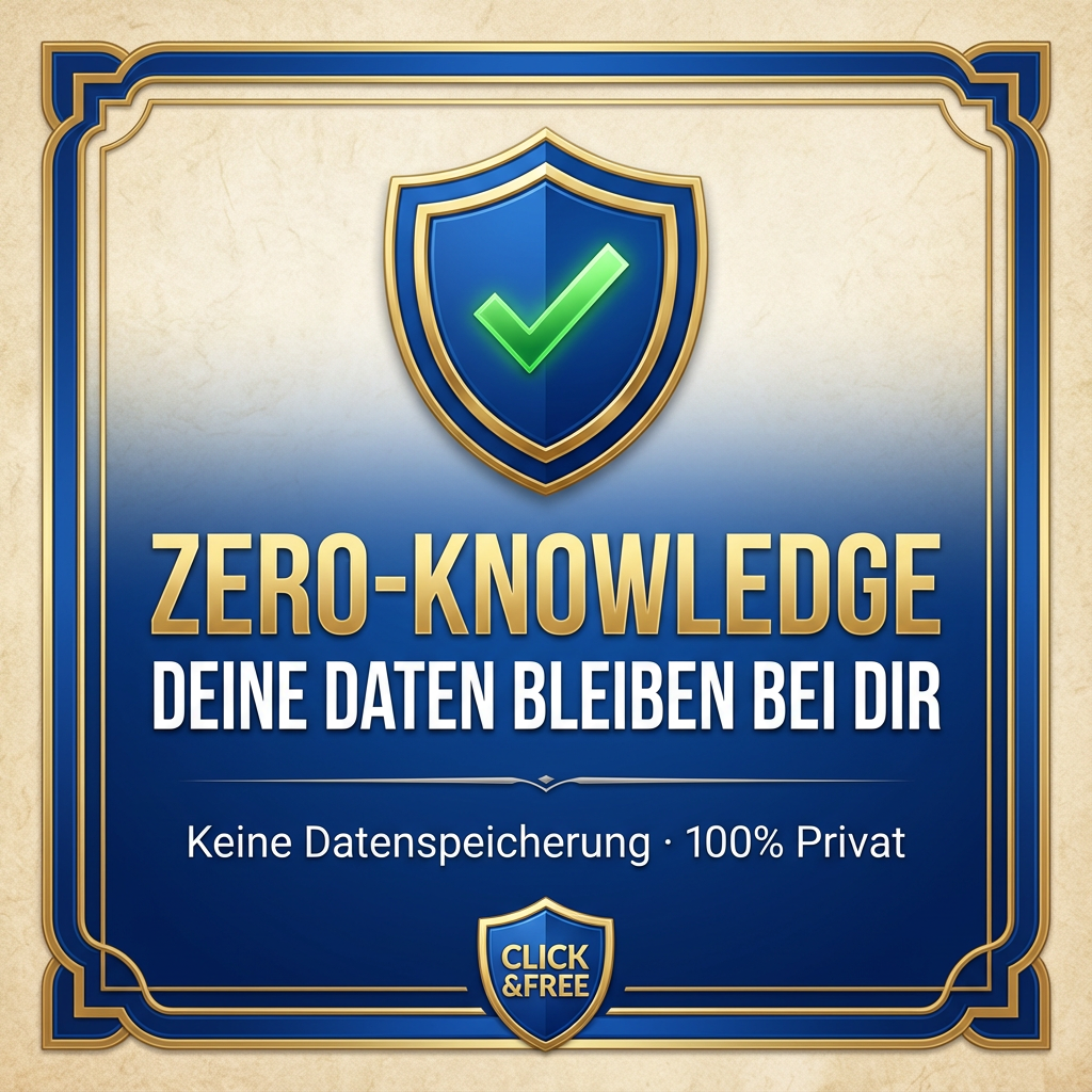 Zero-Knowledge Garantie